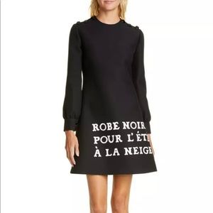 NWT Gucci Black Dress ‘Robe Noir’. Size 40